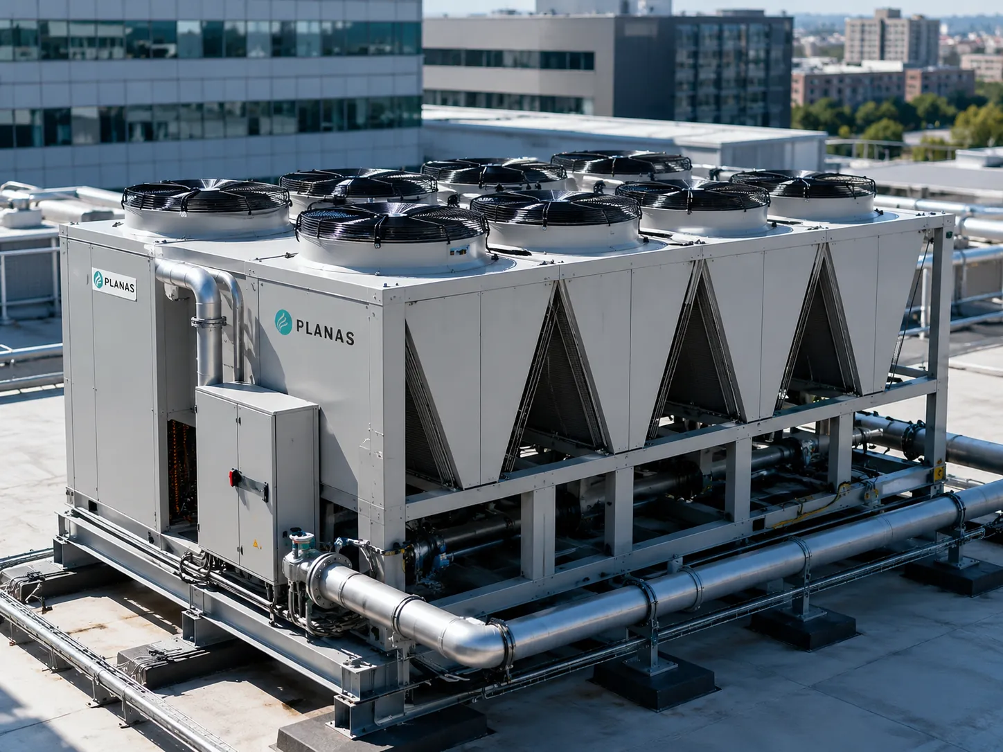Драйкуллер (Dry Cooler) Planas на объекте